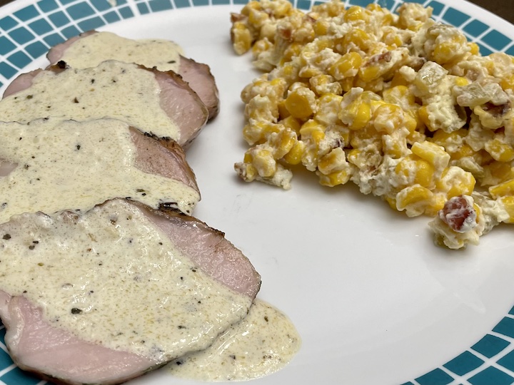 Restaurant Quality Pork Tenderloin with Cream Sauce