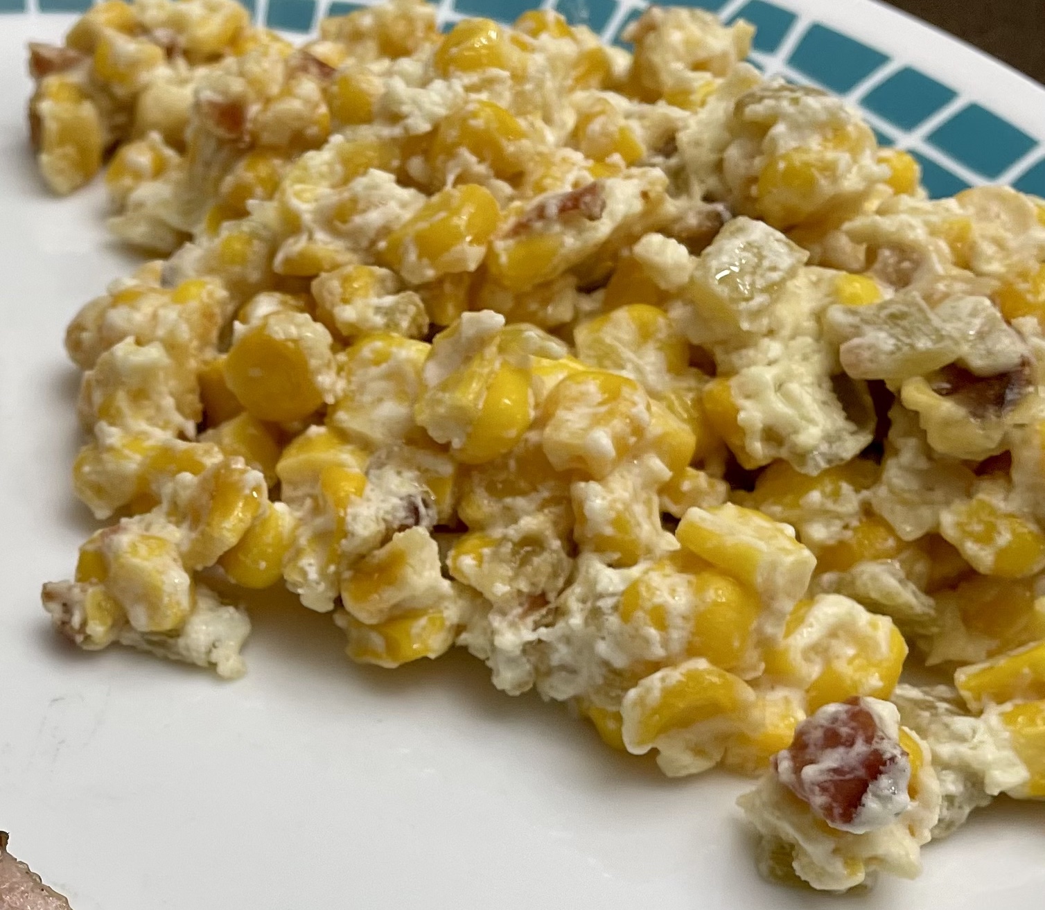 Cheesy Corn Casserole with Chiles